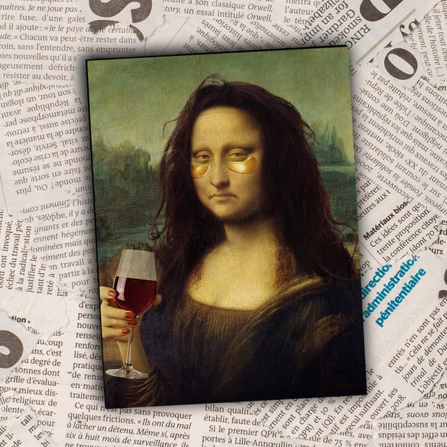 Cuadro Decorativo Moderno Monalisa