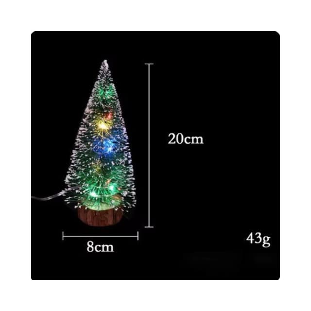 Mini Arbol De Navidad 20cm Artificial