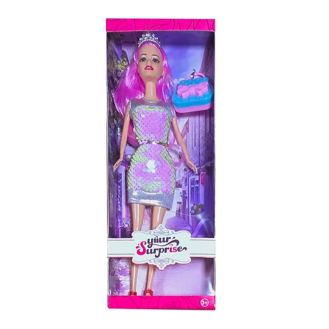 Muneca Vestido Escamas Multicolor Moda