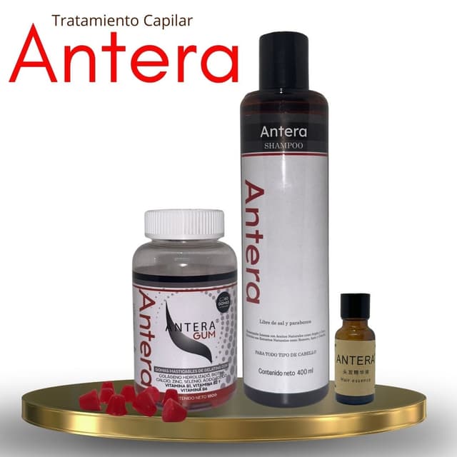 Kit 1 Tonico 1 Shampoo 1 Gomas