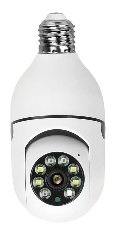 Camara Lampara De Seguridad Wifi 1080p V