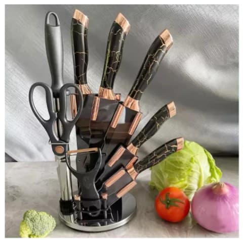 Juego De Cuchillos En Acero X8 Pcs