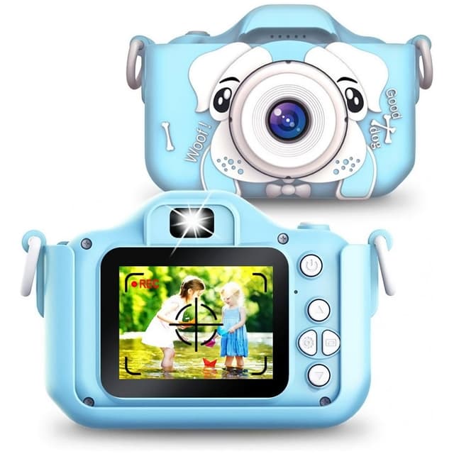Mini Camara Digital Infantil Perro Azul