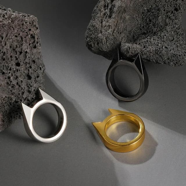 Anillo Autodefensa Titanio