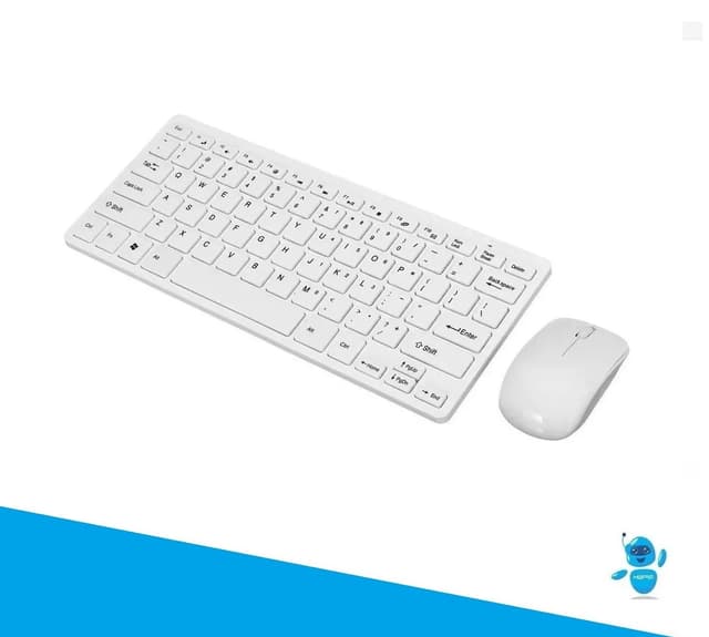 Kit Mini Teclado Mouse Inalambrico 2.4