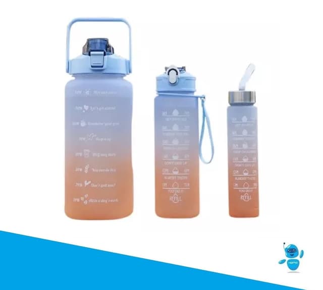 Termo Botilo De Agua Motivacional 3 En 1