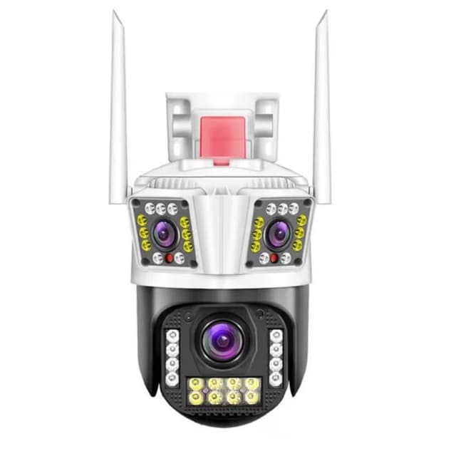 Zcamara Ip Exterior Triple Lente.