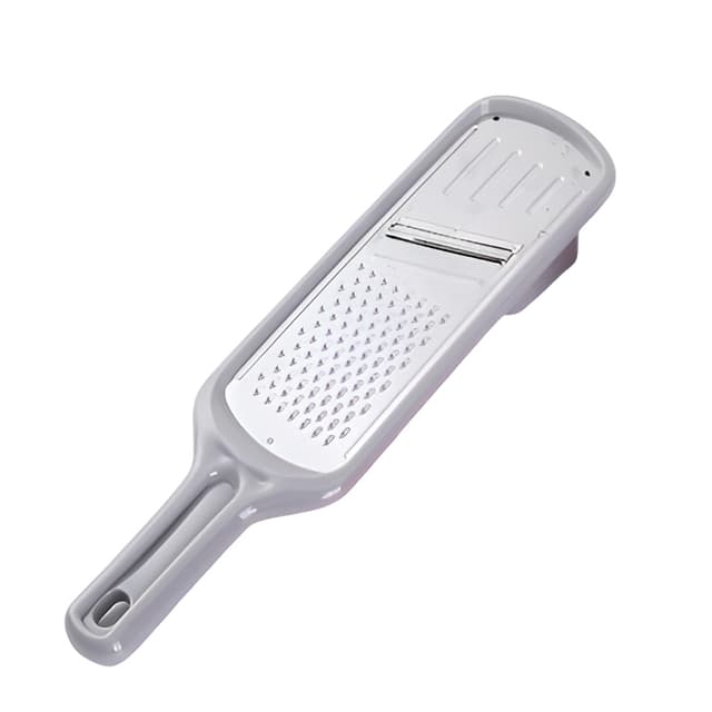 Mini Rallador Rebanador 2 En 1 Gris