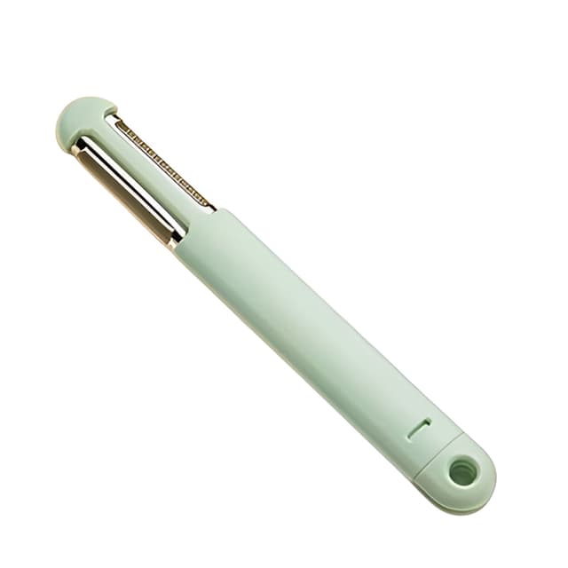 Cuchillo Pelador Rebanador 3 En 1 Verde