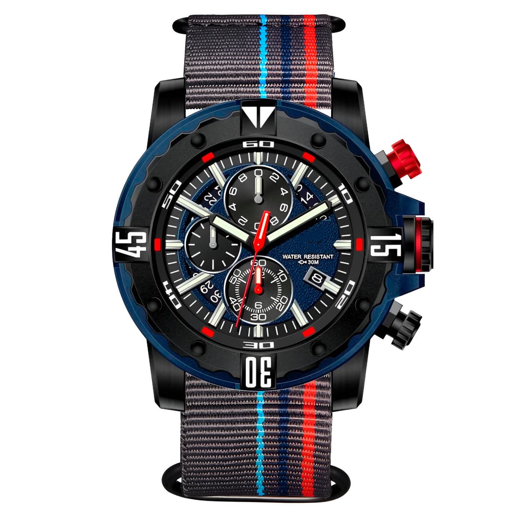Reloj Gforce H4054g Cronografo Funciona