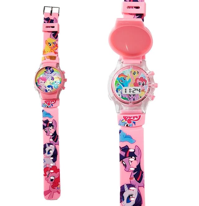 Reloj Ninas Digital Tapa Infantil Luces