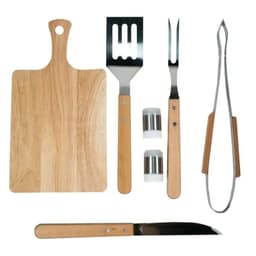 Set Bbq Utensilios Asado Acero 7 Piezas thumbnail 2