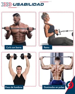 Empunaderas Gimnasio Pbold Negro thumbnail 3
