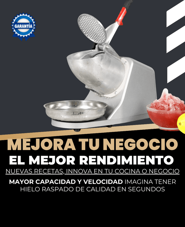 Maquina Raspador Hielo 3 Cuchillas Md