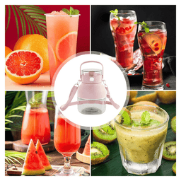 Licuadora Portatil Mezclador Frutas Rosa thumbnail 2