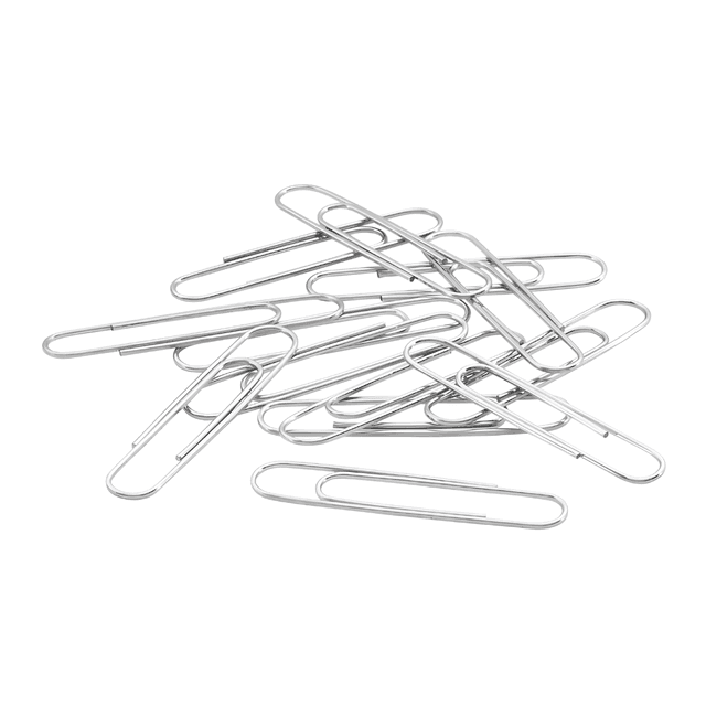 12 Cajas Clip Sencillo X100 Metalico Doc