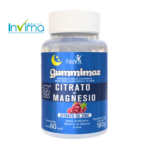 Citrato Magnesio Gomitas X60 Und Fitovi