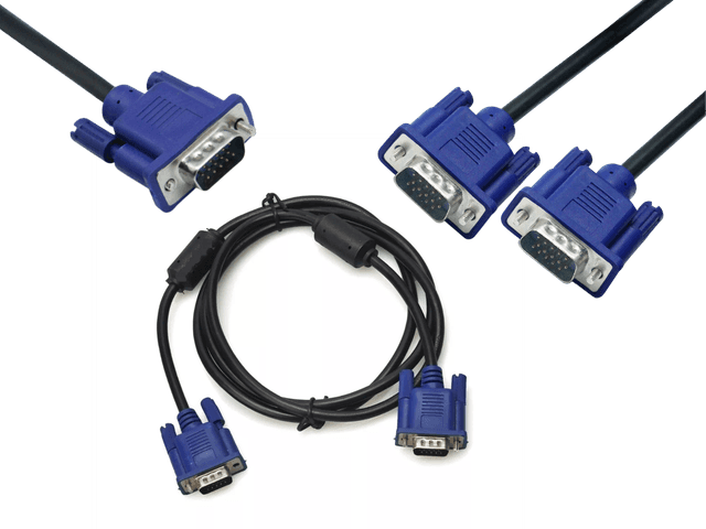 Cable Vga De 1.5 Metros Con Doble Filtro