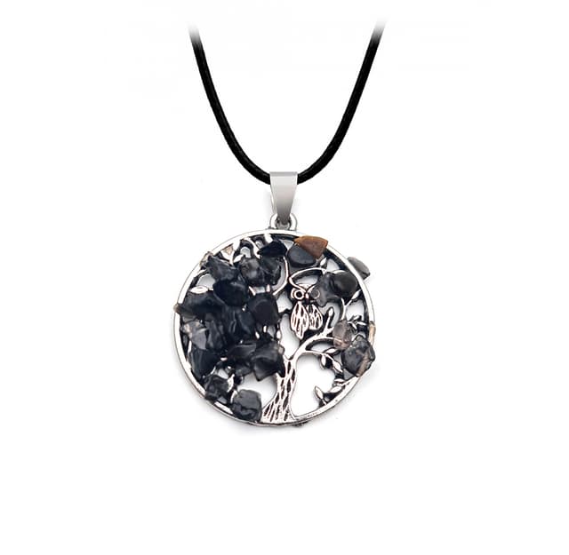 Collar Arbol De La Vida Onix Estuche