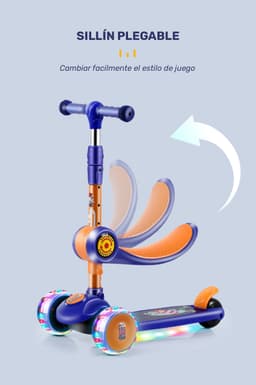 Patineta Scooter Monopatin Ninos 2 En 1 thumbnail 2