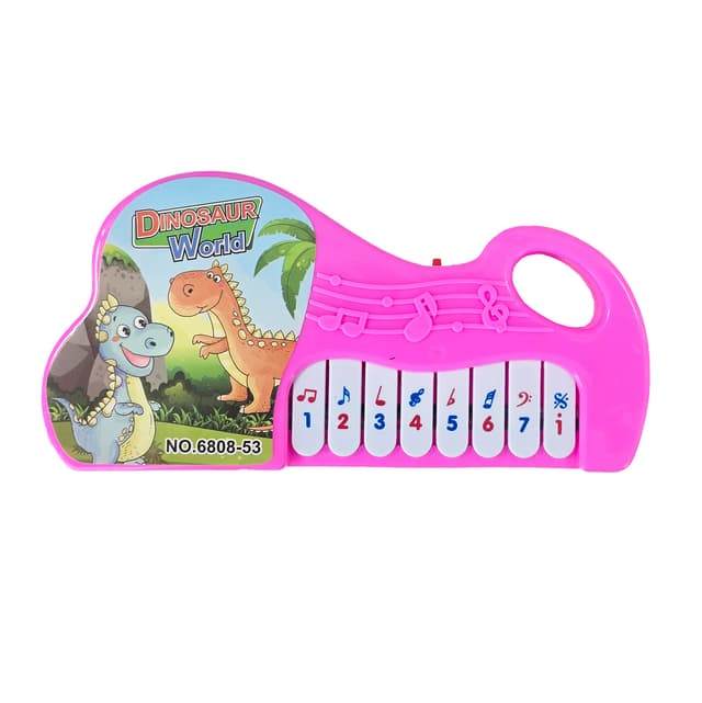 Piano Mundo Dinosaurio Notas Musicales