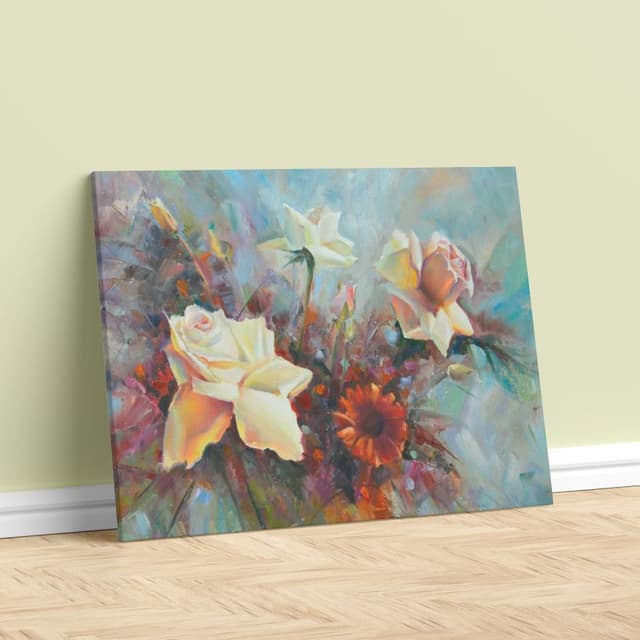 Flores Lienzo 22