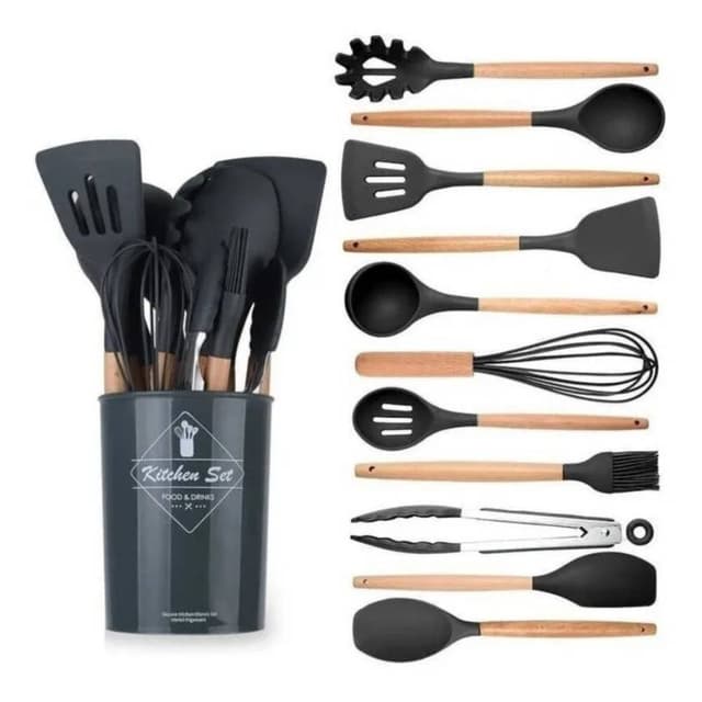 Set De Utensilios Multifuncional Silicon