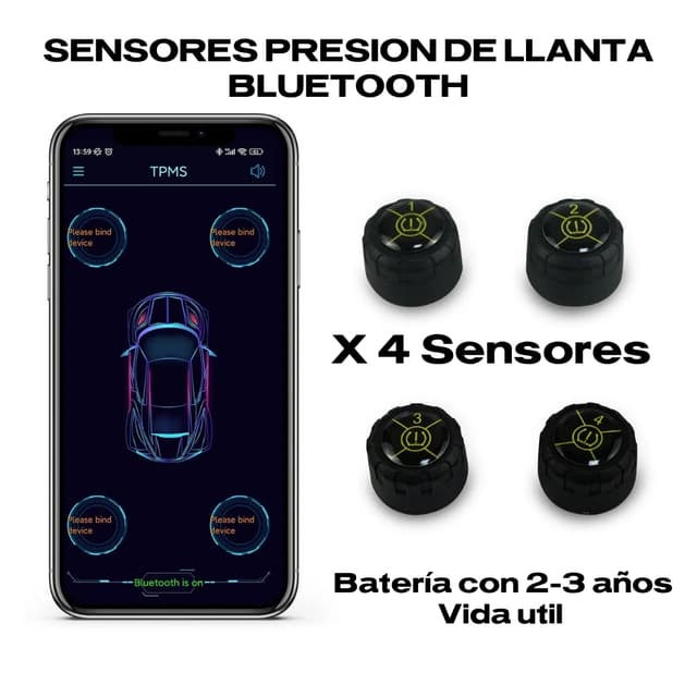 Sensor Presion Llantas X4und