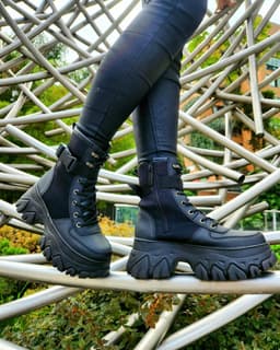 Botin Plataforma Bota Para Dama thumbnail 2