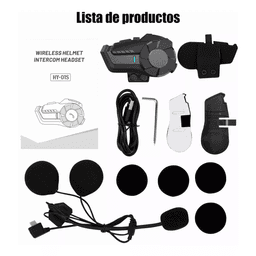 Intercomunicador Motocicleta Para Casco thumbnail 4
