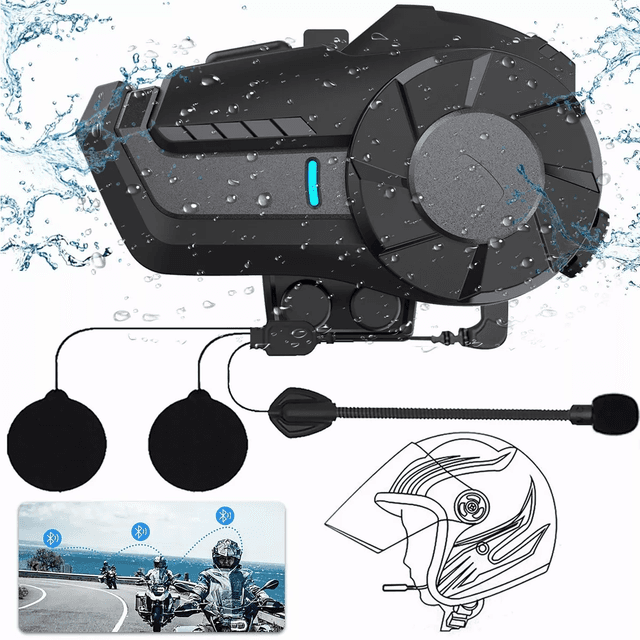 Intercomunicador Motocicleta Para Casco