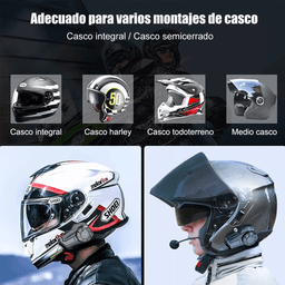 Intercomunicador Motocicleta Para Casco thumbnail 6