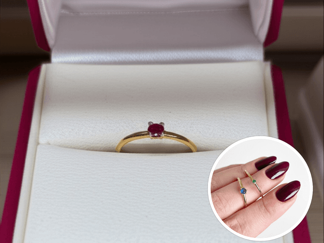 Anillo Dior Esmeralda