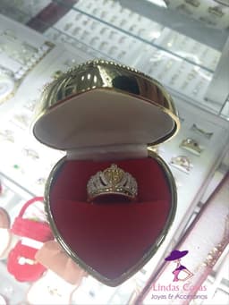 Anillo En Plata Y Oro Quinceanera thumbnail 3