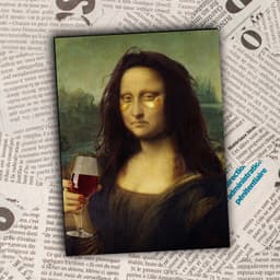 Cuadro Decorativo Moderno Monalisa thumbnail 1