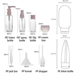 Kit Botellas Viajeras X 11 Pzas thumbnail 5