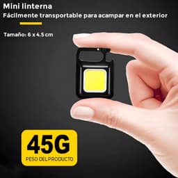 Linterna Mini Llavero Led Recargable Usb thumbnail 3