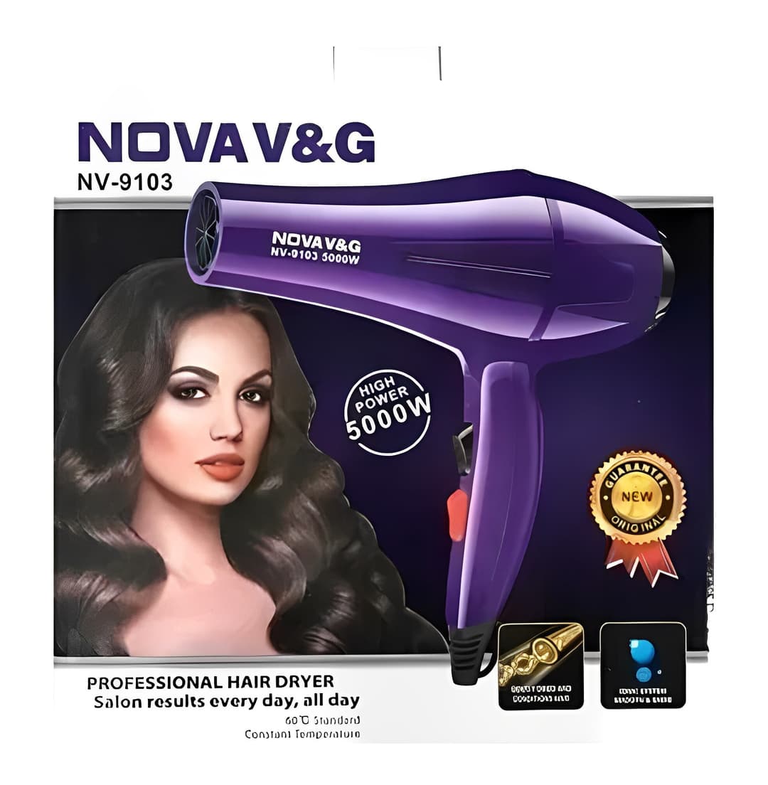 Secador De Pelo Nova Caliente Frio 5000w