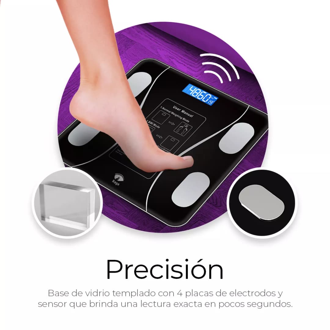 Bascula Electronica Bluetooth Digital In