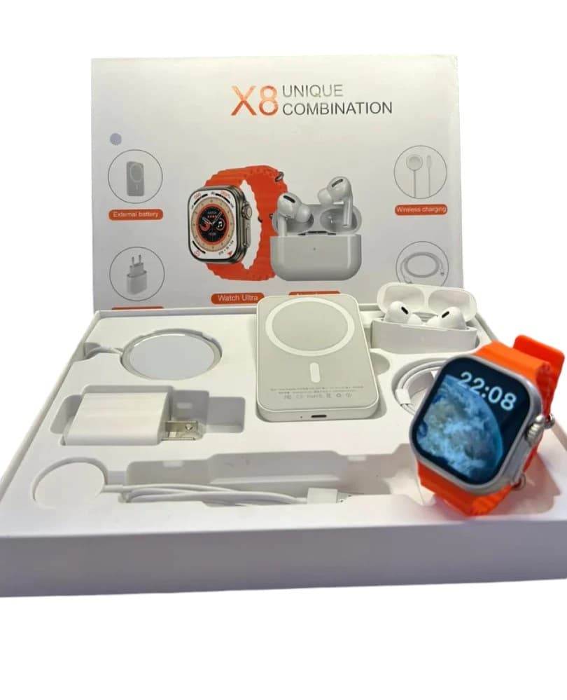 Combo Reloj Inteligente X8