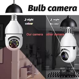 Camara Lampara De Seguridad Wifi 1080p V thumbnail 2