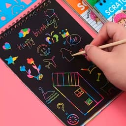 Libro Agenda Para Dibujar Raspar Y Color thumbnail 3