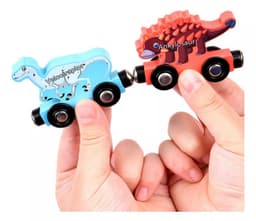 Tren Dinosaurios En Madera Con Iman Nino thumbnail 3