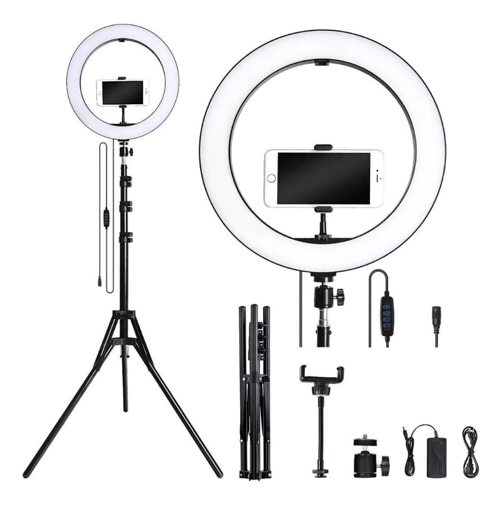 Aro De Luz Led Flash 45 Cm Fotografia S