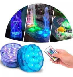 Luz Led Rgb Sumergible Piscina Acuari Co thumbnail 1