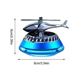 Ambientador Solar Para Carro Helicoptero thumbnail 3