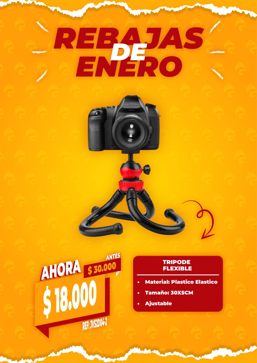 Soporte Para Camara Pulpo