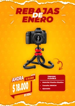 Soporte Para Camara Pulpo thumbnail 1