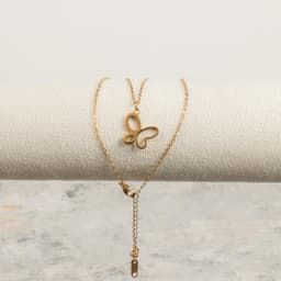 Cadena Mariposa Oro Laminado 18kilates thumbnail 2