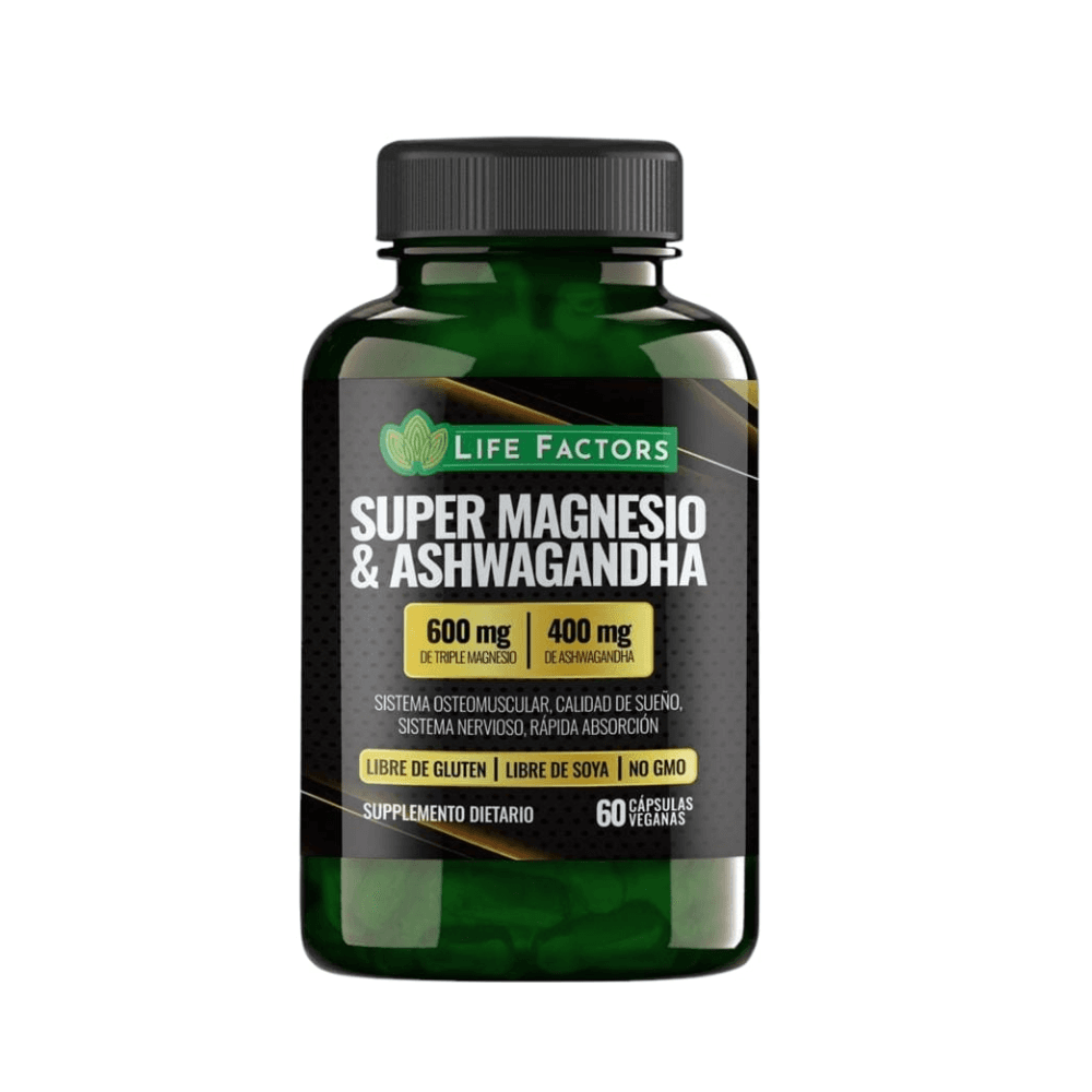 Suplemento Magnesio Ashwagandha 600mg